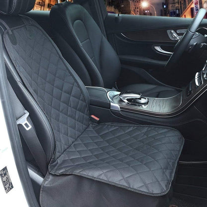 Heavy-Duty Waterproof Dog Seat Cover for Cars, Trucks, and SUVs - 600D Durable Nonslip Hammock Style - Black - 2 Pack